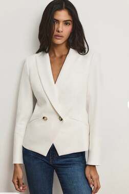 Veronica Beard Rickie Cropped Dickey Jacket, Size 10